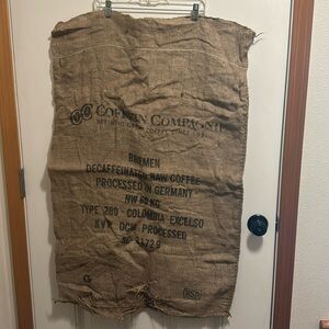 $5 bundled - Burlap Coffee Bag-Reuse and Upcycle